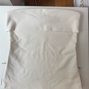 White Tube Top w/ zippers
